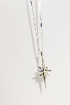 North Star Necklace – Silver – Gypsy Bazaar